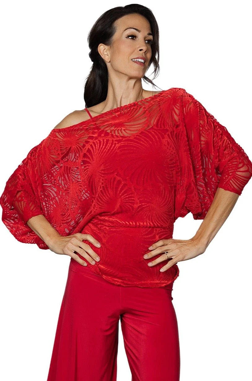 Burnout Velvet Dress Top with Camisole – Let's Dance With Me Store