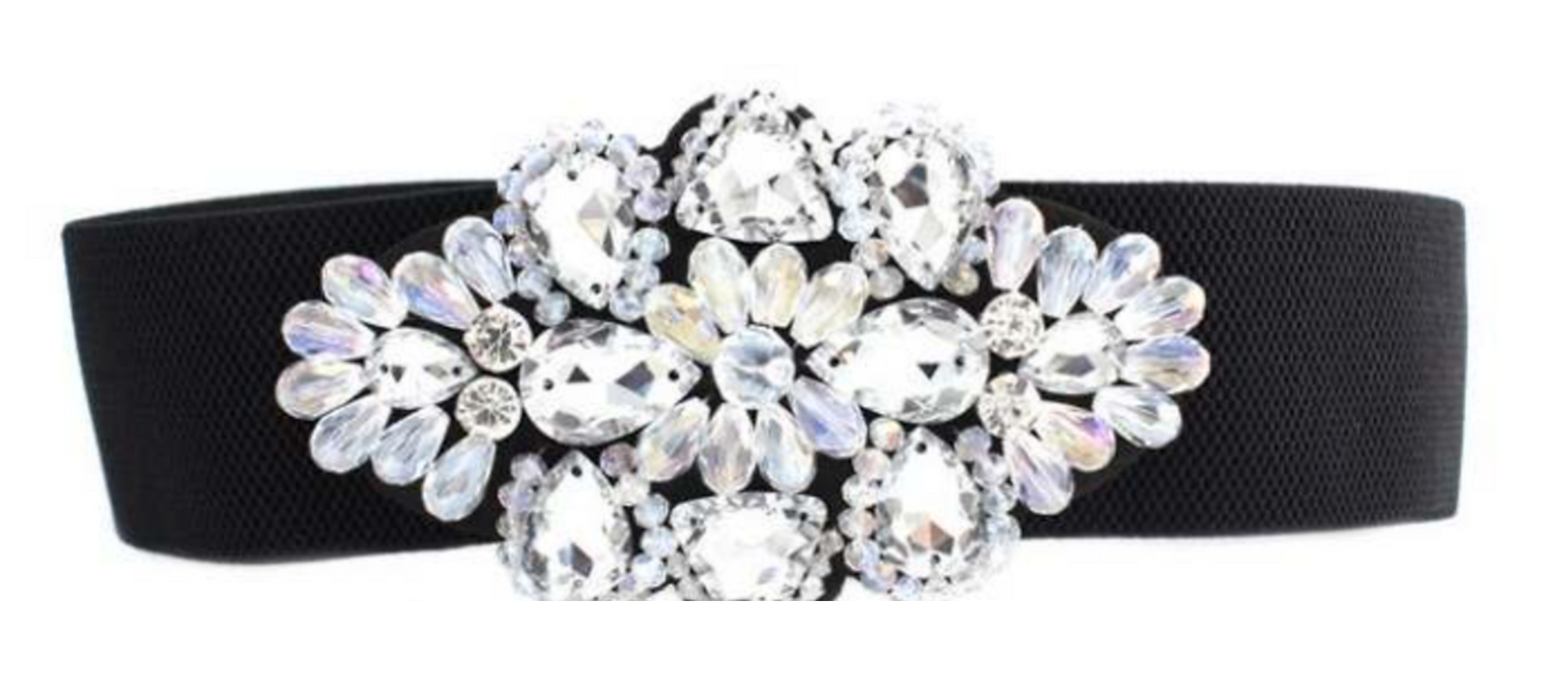 Rhinestone Elastic Belt - Fabulous! Dance America B002 - Wide Rhinestone Belt | Dance Belts main image 3