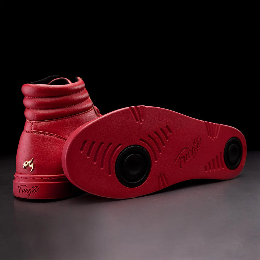 
                  
                    Red High-Top Dance Sneakers – Unisex Performance Style by Fuego
                  
                