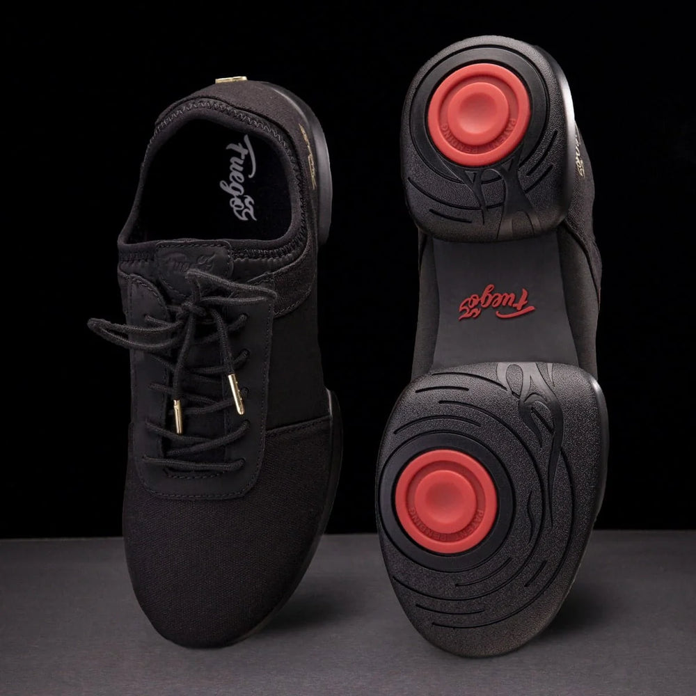 
                  
                    Fuego Sneakers All-Black Lightweight Split-Sole Dance Shoes
                  
                