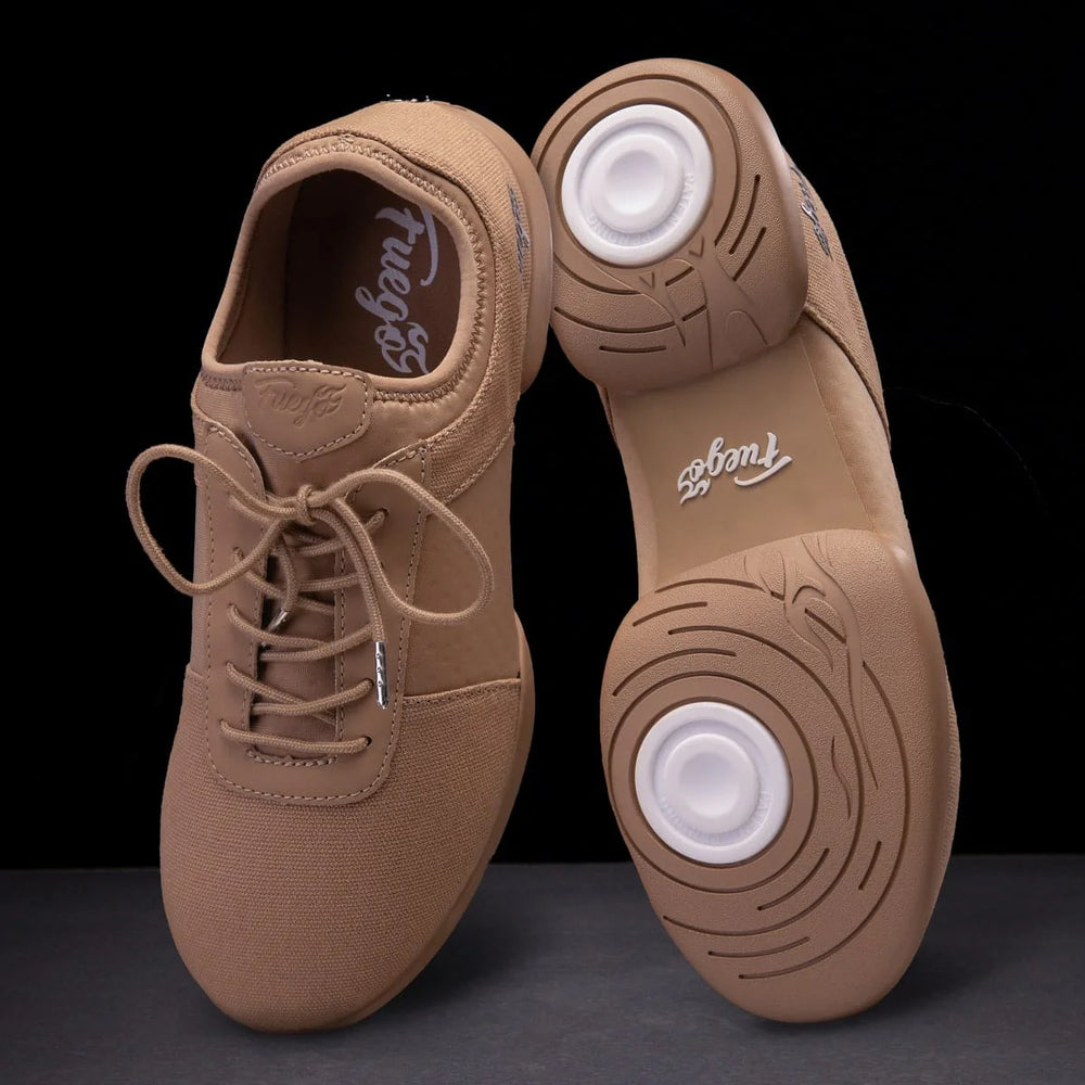 
                  
                    Fuego Sneakers Latte Lightweight Split-Sole Dance Shoes
                  
                