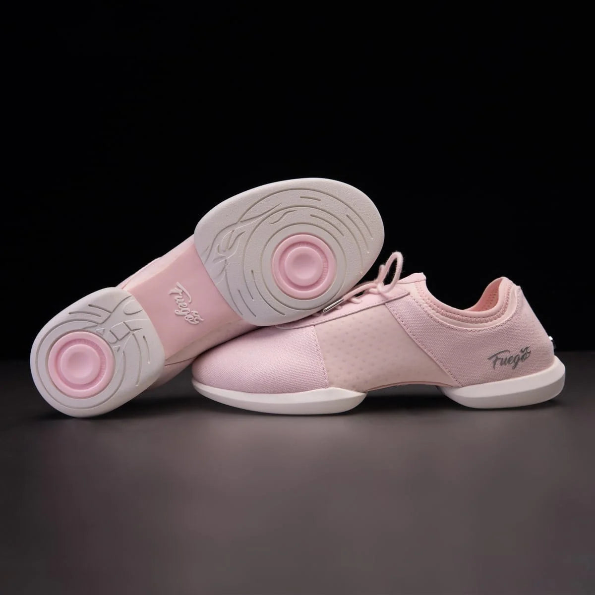 Fuego Sneakers Pink Lightweight Split-Sole Dance Shoes