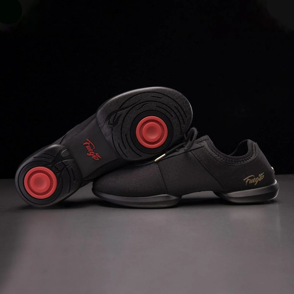 
                  
                    Fuego Sneakers All-Black Lightweight Split-Sole Dance Shoes
                  
                