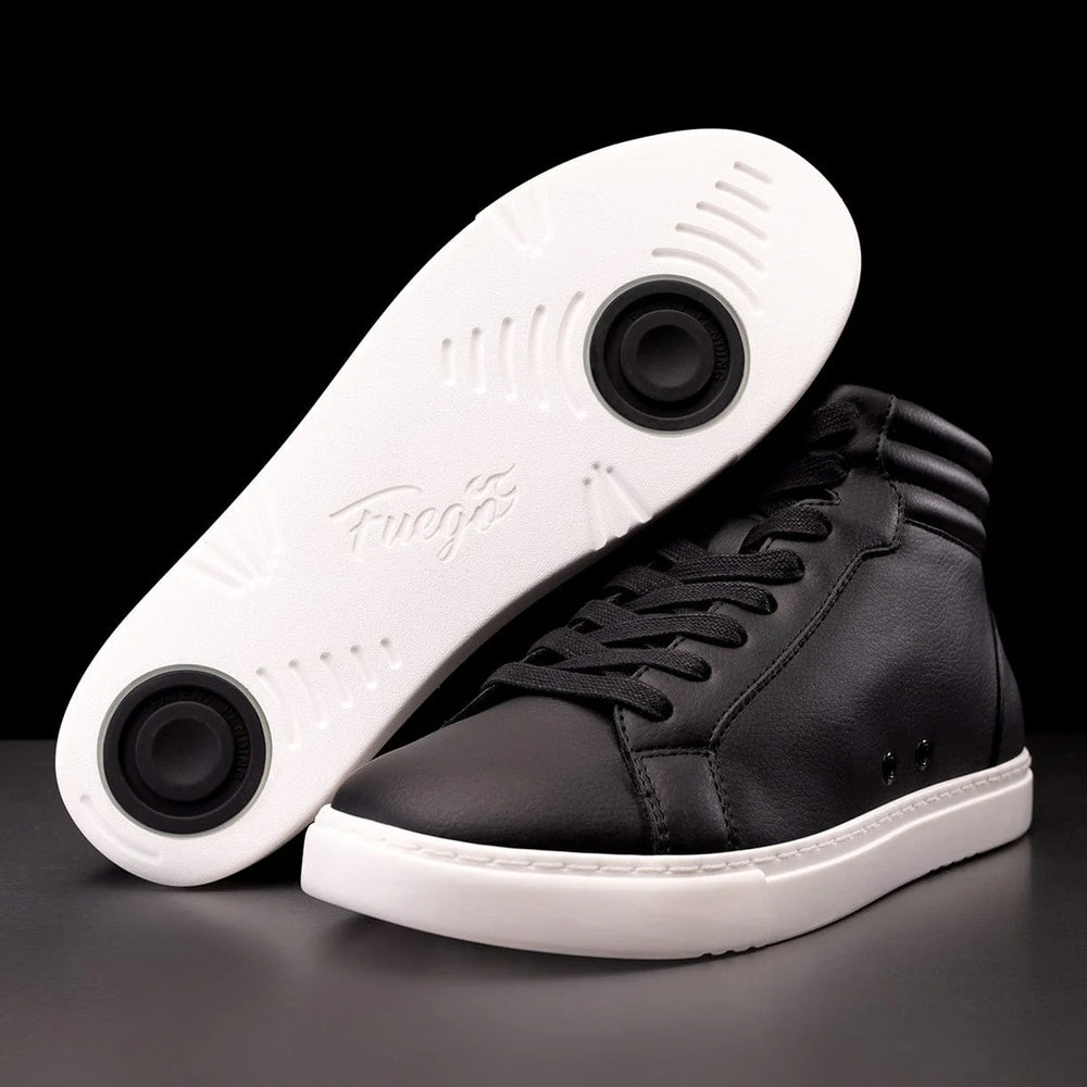Black High-Top Dance Sneakers – Unisex Performance Style by Fuego