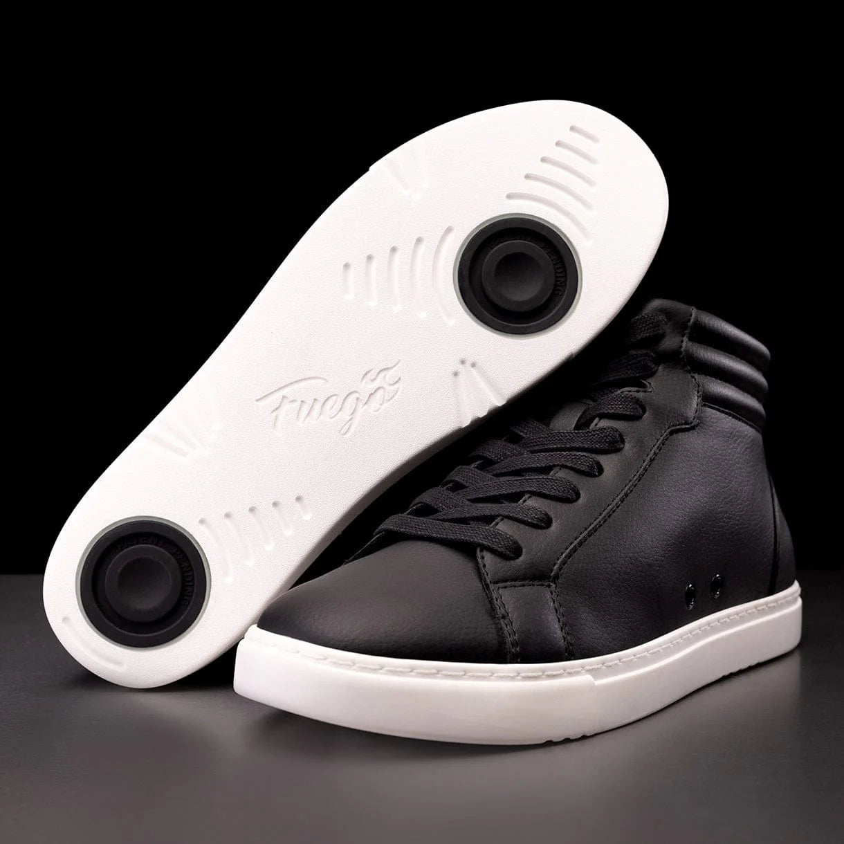 Black High-Top Dance Sneakers – Unisex Performance Style by Fuego