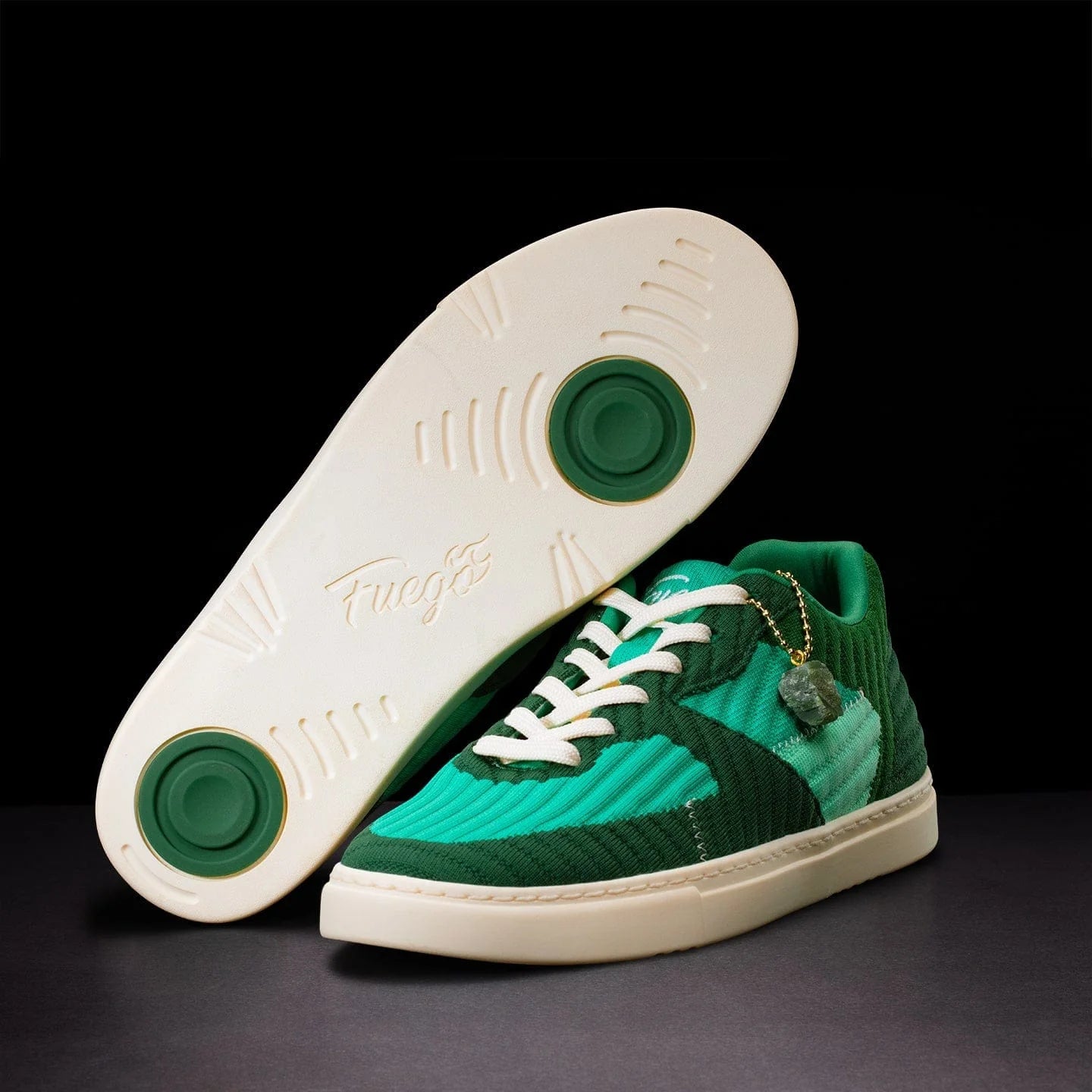 Fuego Sneakers Green Jade Low-top Performance Low-Tops for Dancers