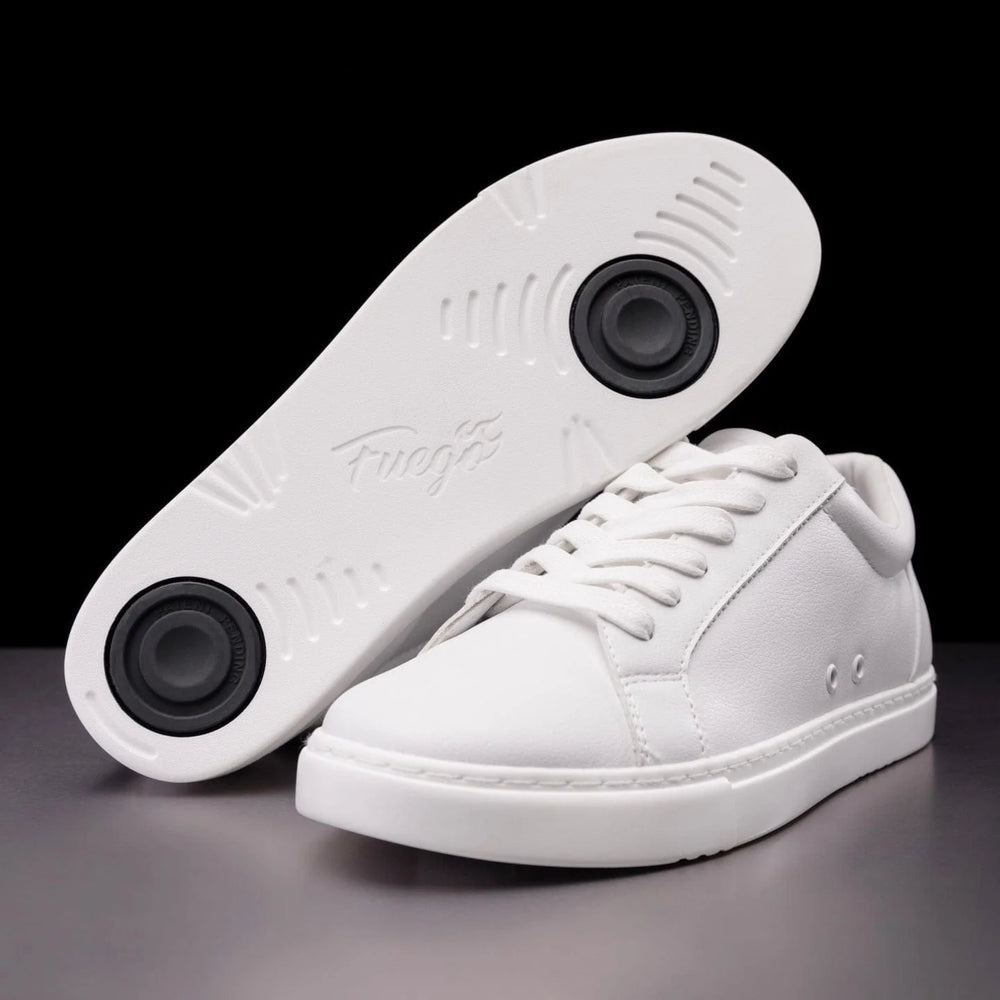 Fuego Sneakers White Performance Low-Tops for Dancers