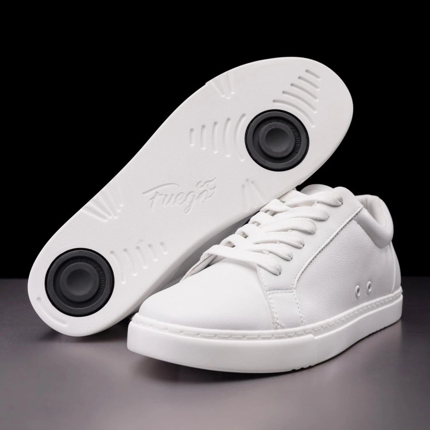 Fuego Sneakers White Performance Low-Tops for Dancers