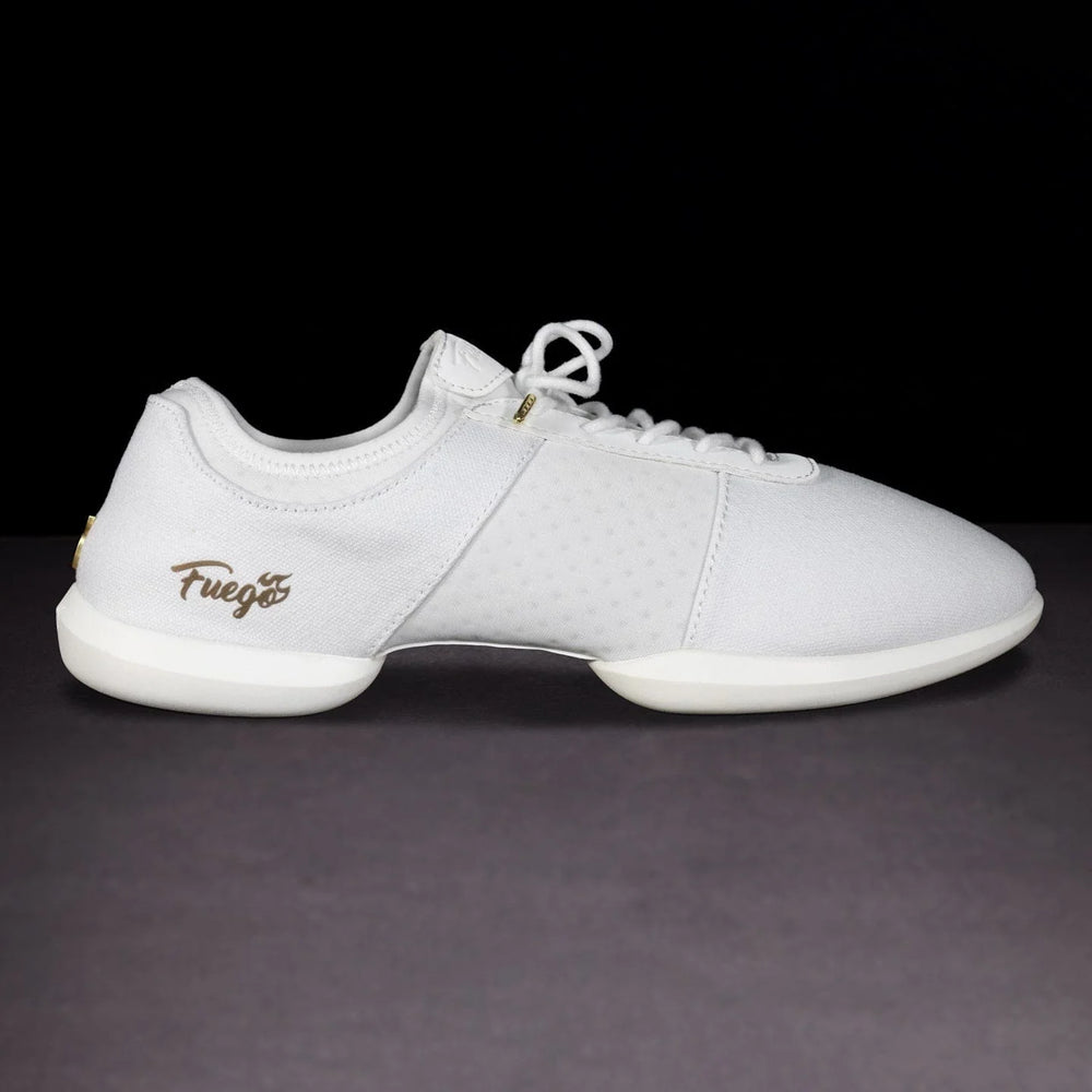 Fuego Sneakers White Lightweight Split-Sole Dance Shoes