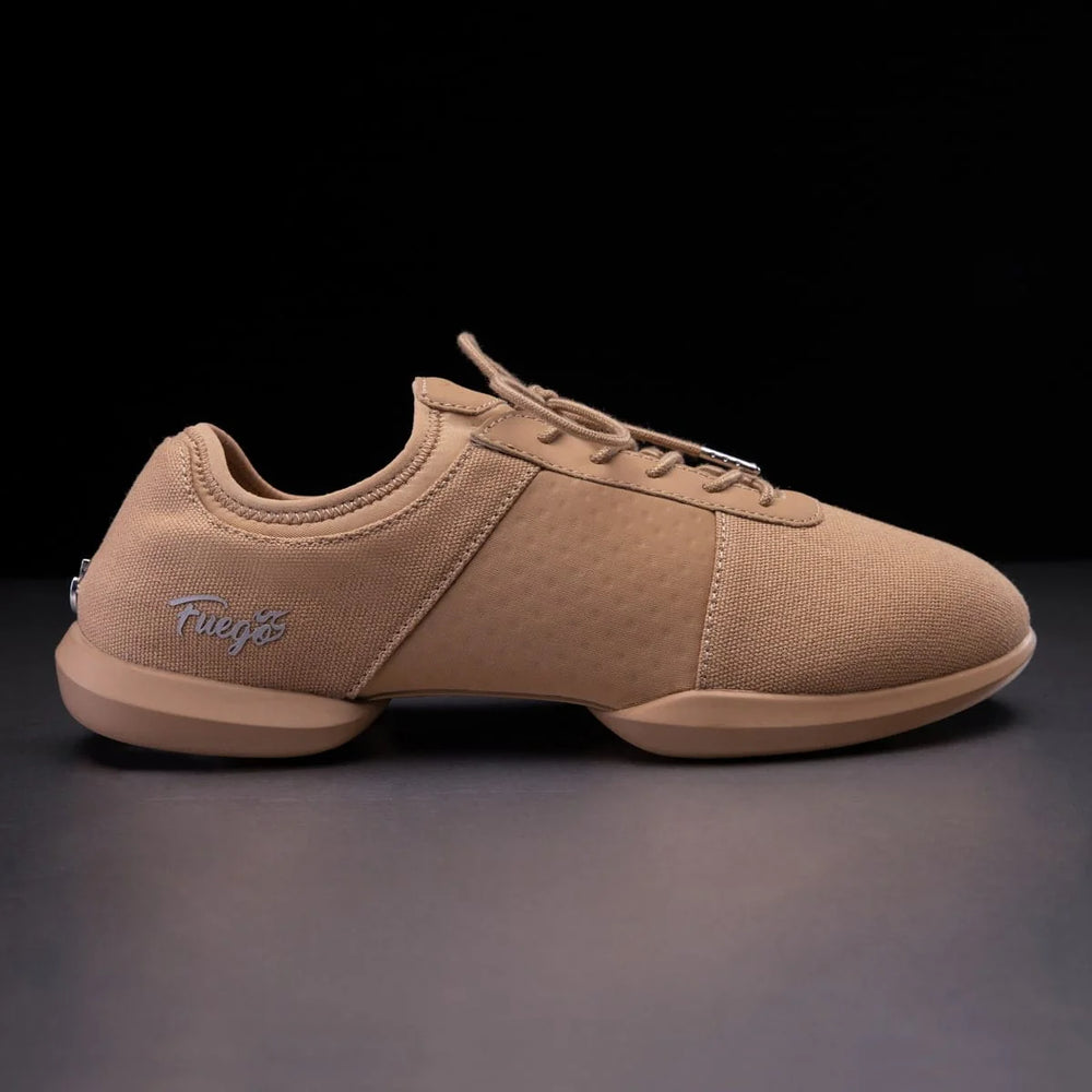 Fuego Sneakers Latte Lightweight Split-Sole Dance Shoes