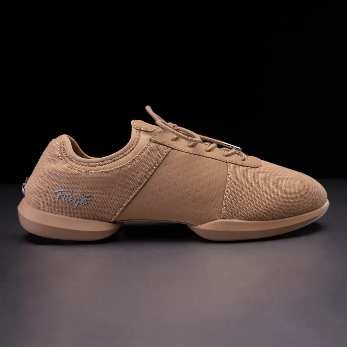 Fuego Sneakers Latte Lightweight Split-Sole Dance Shoes