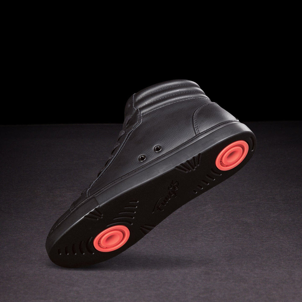 
                  
                    All-black High-Top Dance Sneakers – Unisex Performance Style by Fuego
                  
                