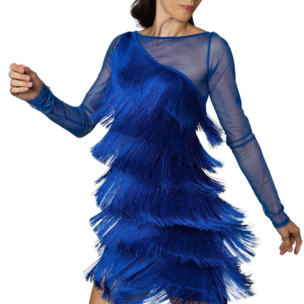 
                  
                    Women's Diagonal Fringe Dress for Practice Competitions
                  
                