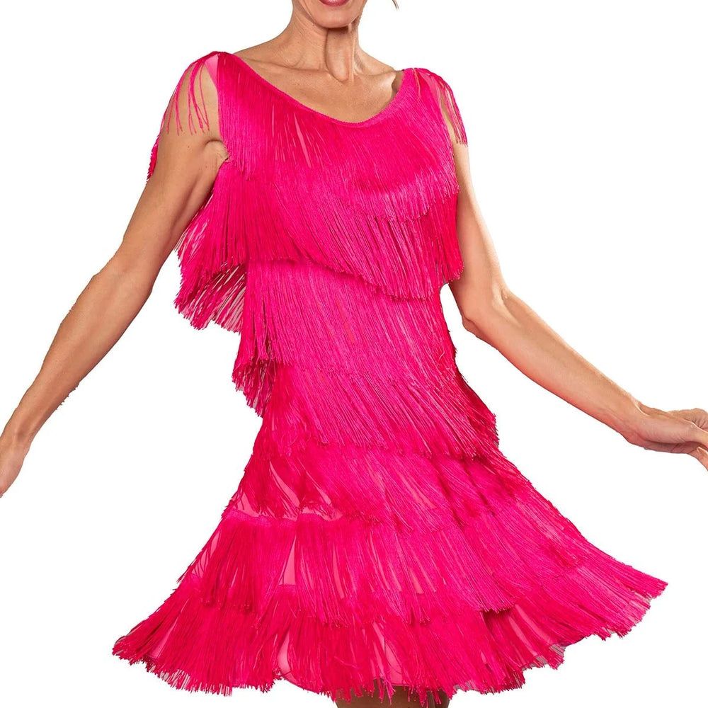 Ballroom, Latin, American Rhythm Full Fringe Dress for Women