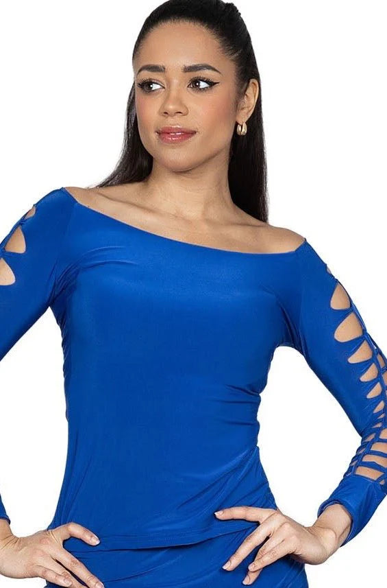 
                  
                    Women's Ballroom, Latin, American Rhythm, Tango Simple Crochet Top
                  
                