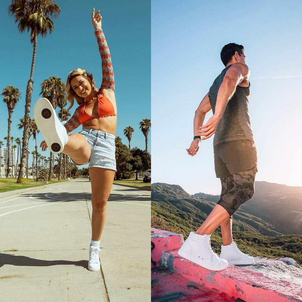 
                  
                    White High-Top Dance Sneakers – Unisex Performance Style by Fuego
                  
                
