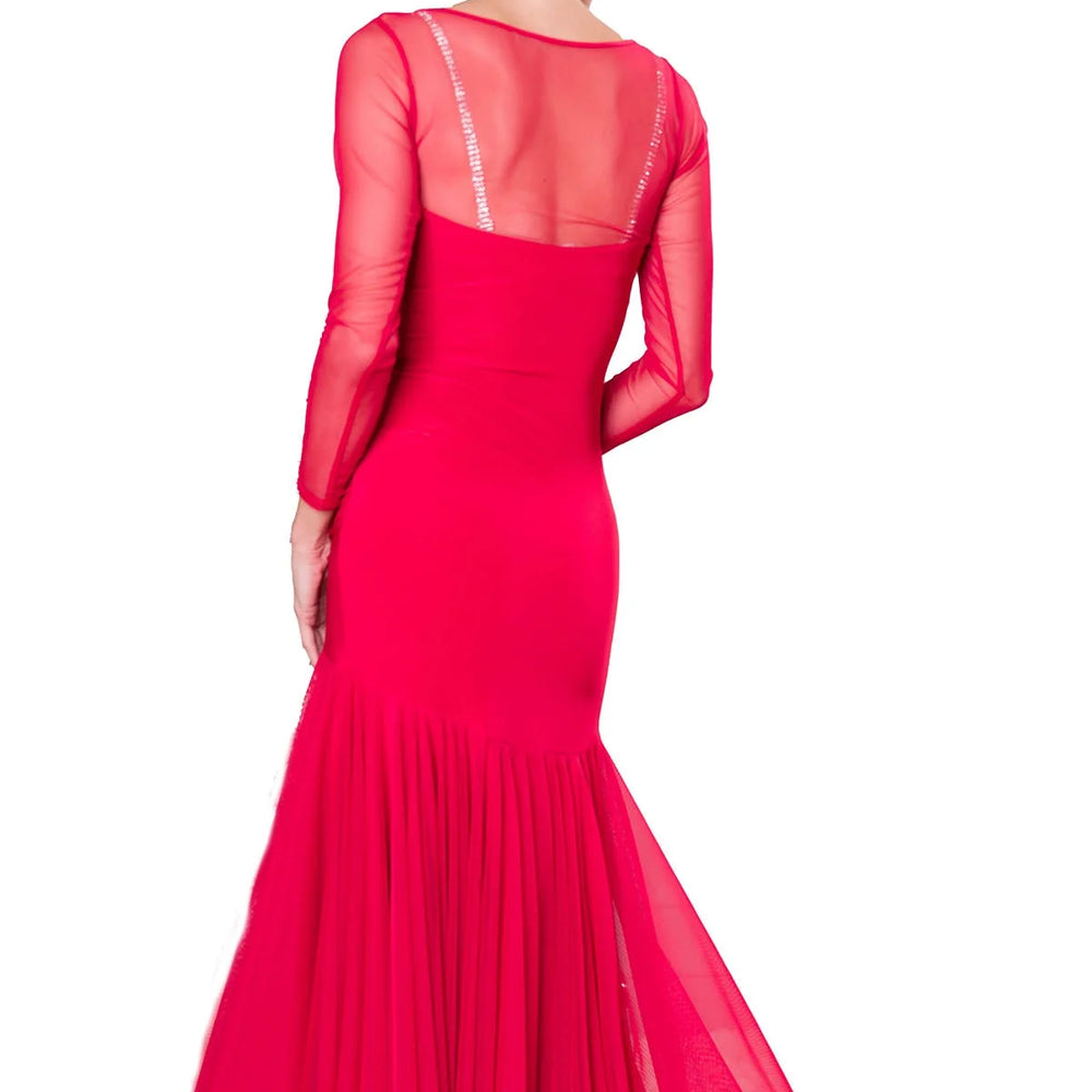 
                  
                    Long Ruched Sweetheart Dress
                  
                