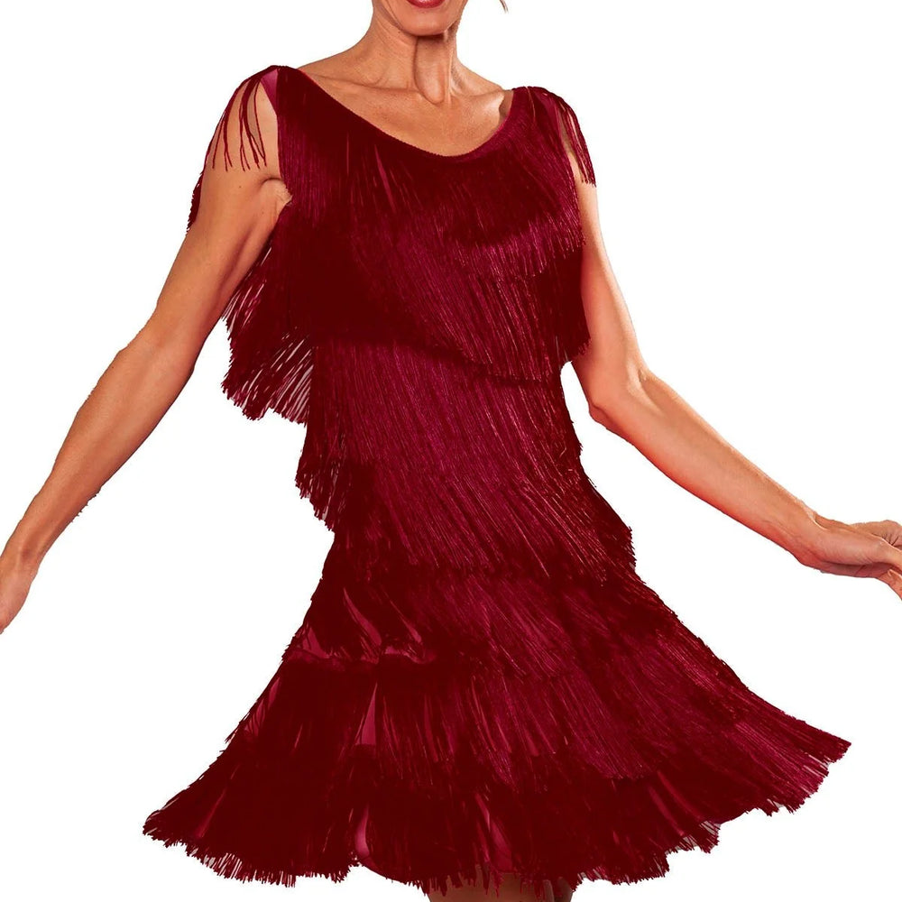 Ballroom, Latin, American Rhythm Full Fringe Dress for Women