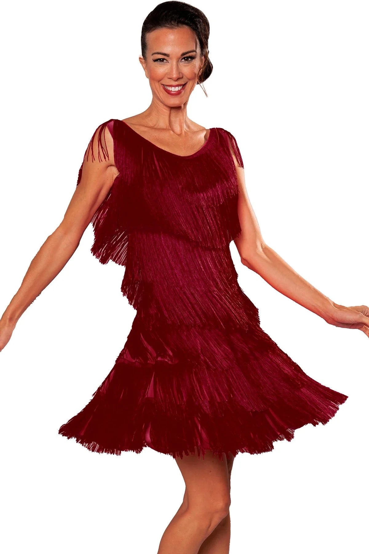 Ballroom, Latin, American Rhythm Full Fringe Dress for Women