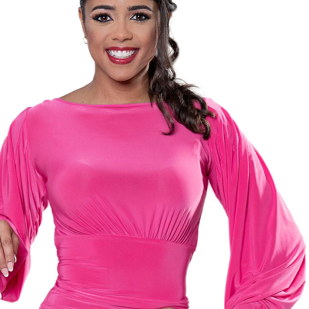 
                  
                    Women's Ballroom, Latin, American Rhythm, Tango Tie Back Top
                  
                