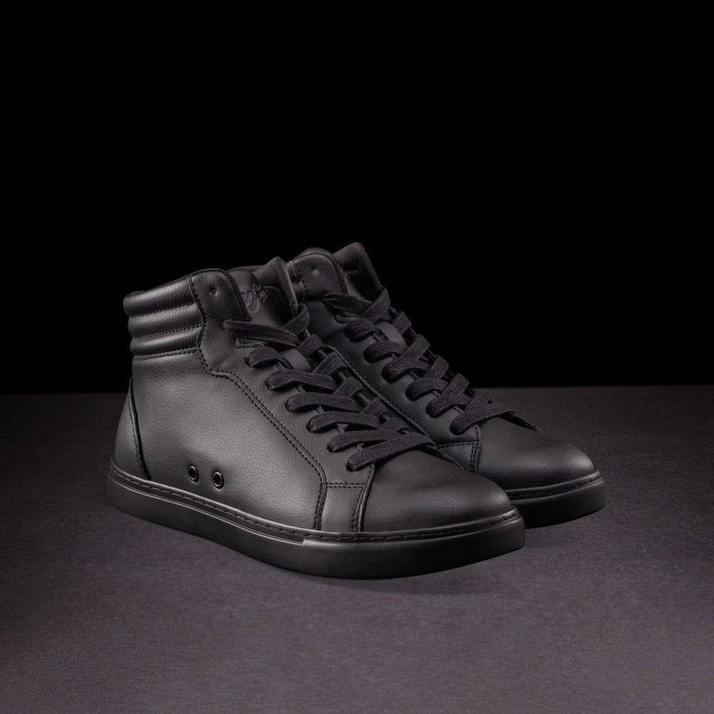 
                  
                    All-black High-Top Dance Sneakers – Unisex Performance Style by Fuego
                  
                