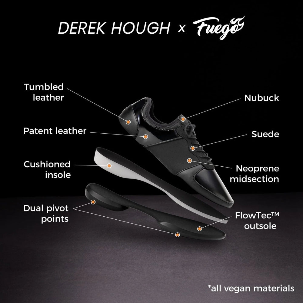 
                  
                    Fuego Sneakers Derek Hough Lightweight Split-Sole Dance Shoes
                  
                