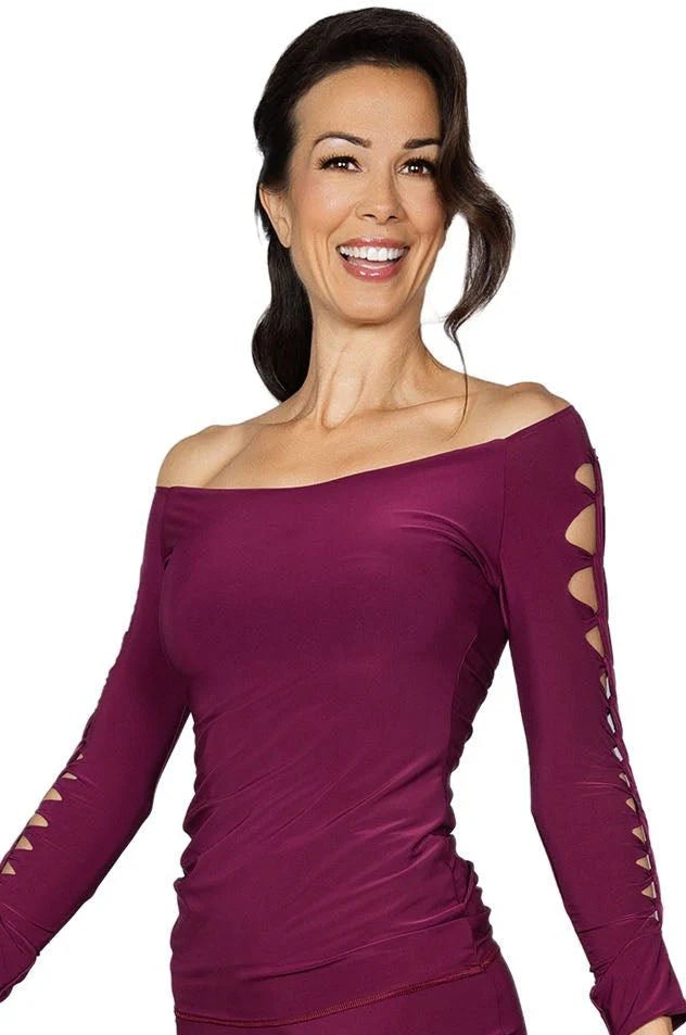 
                  
                    Women's Ballroom, Latin, American Rhythm, Tango Simple Crochet Top
                  
                