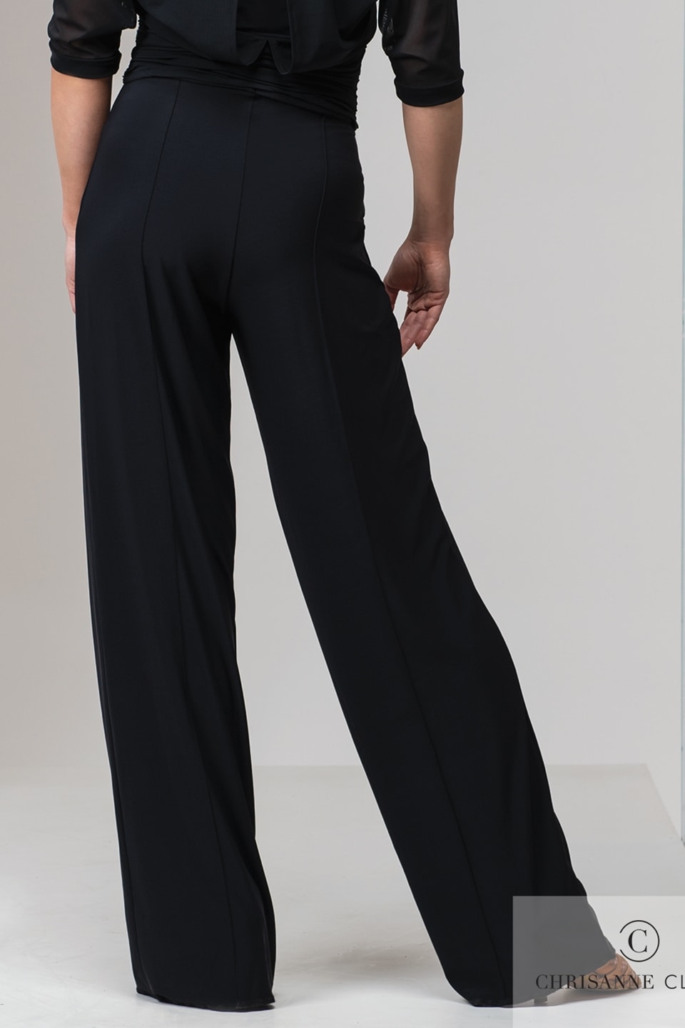 Chris Anne Clover Pants Vogue Trouser Black Made To Order