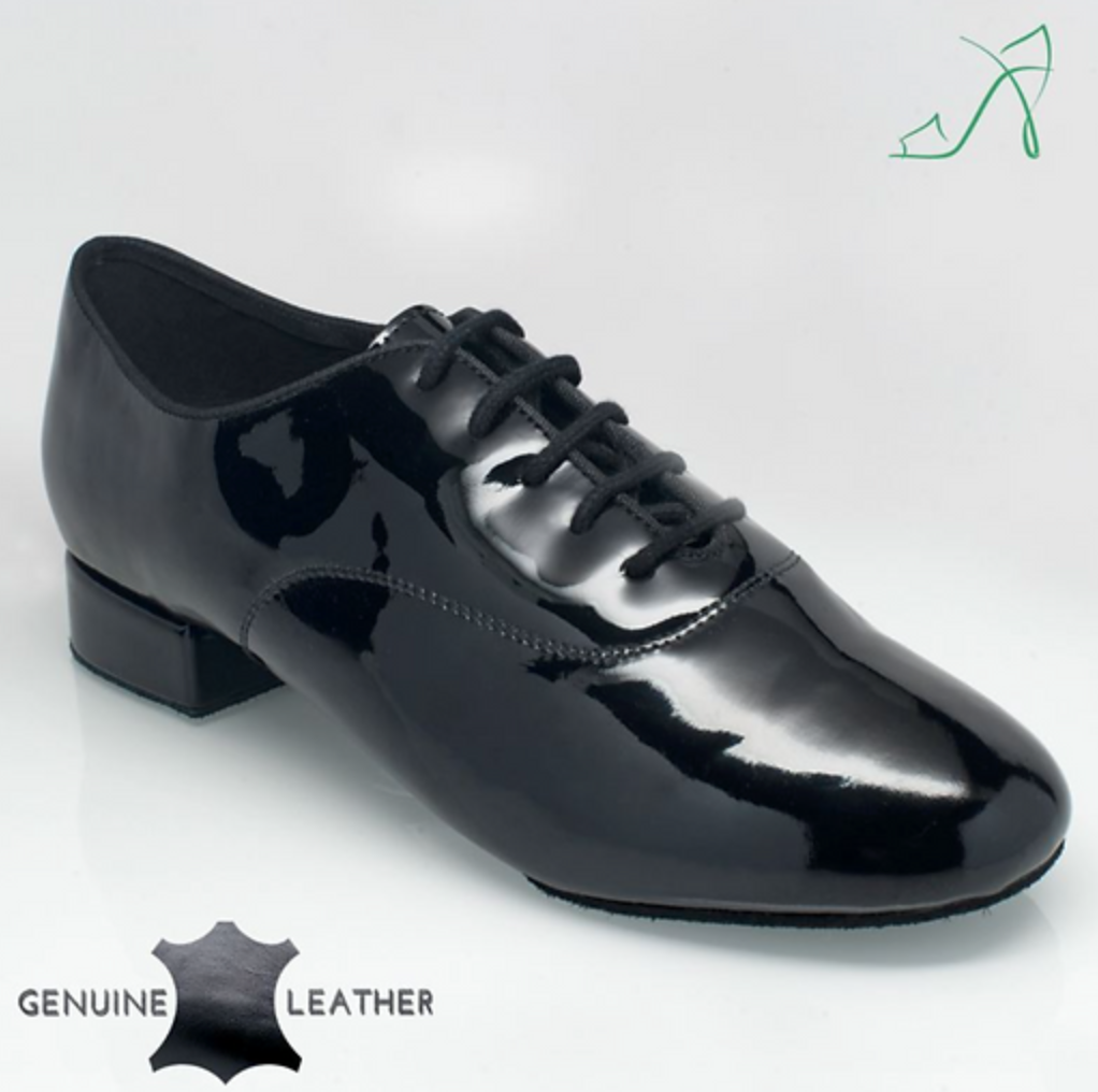 American Smooth, Standard Men's Black Patent Dance Shoes