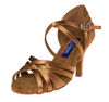 Vegas Dark Tan Satin | Women's Dance Shoe