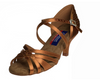 Vegas Dark Tan Satin | Women's Dance Shoe