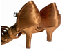 Vegas Dark Tan Satin | Women's Dance Shoe