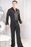 SIMPLE SATIN COLLARD SHIRT WITH TRUNKS | MEN'S CLOTHING