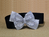 RHINESTONE OFFSET BOW ELASTIC BELT | ACCESSORIES