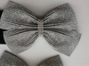 RHINESTONE OFFSET BOW ELASTIC BELT | ACCESSORIES