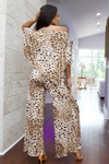 LEOPARD SQUARE THROW COVER UP | WOMEN'S CLOTHING