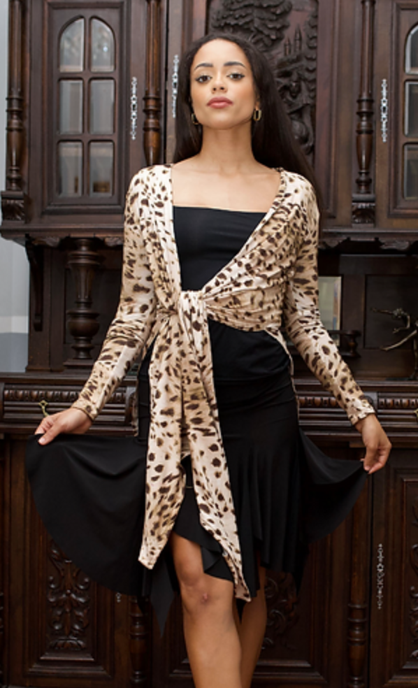 LEOPARD MULTI-USE JACKET COVER-UP | WOMEN'S CLOTHING