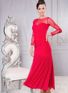 LONG RUCHED SWEETHEART BALLROOM DRESS | WOMEN'S CLOTHING