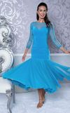 LONG RUCHED SWEETHEART BALLROOM DRESS | WOMEN'S CLOTHING