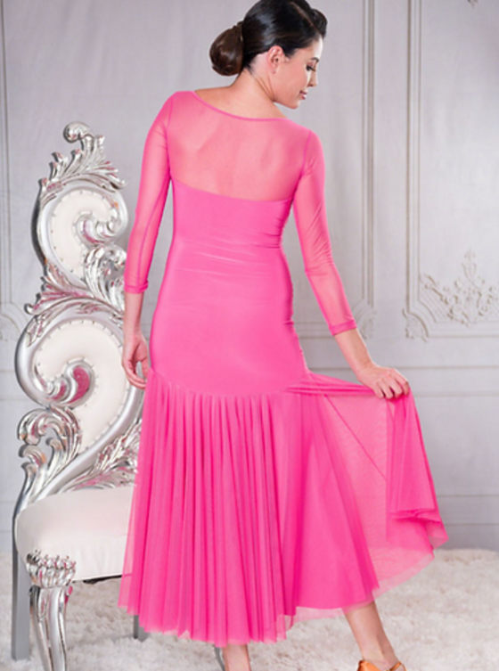 LONG RUCHED SWEETHEART BALLROOM DRESS | WOMEN'S CLOTHING