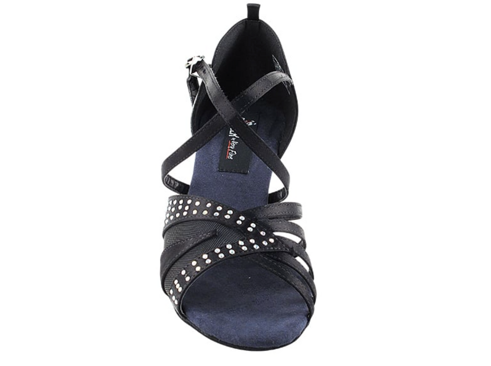 
                  
                    American Rhythm, Latin Black Satin Women's Dance Shoes
                  
                