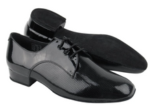  Men's American Smooth, International Ballroom Dance Shoes Black Patent