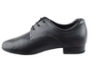 Men's Latin, American Smooth, Practice, Tango Dance Shoes Black Leather