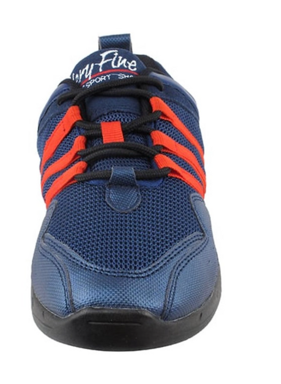 Unisex Dance Sneakers Blue and Red