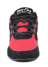 Unisex Dance Sneakers Red and Black