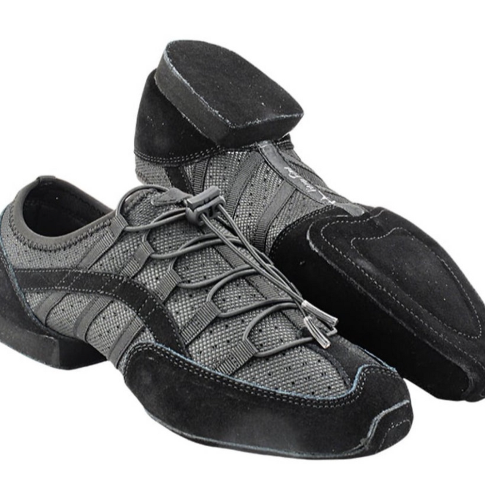 Men's Dance Sneakers - Black & Grey