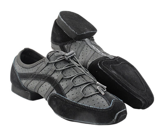 Men's Dance Sneakers - Black & Grey