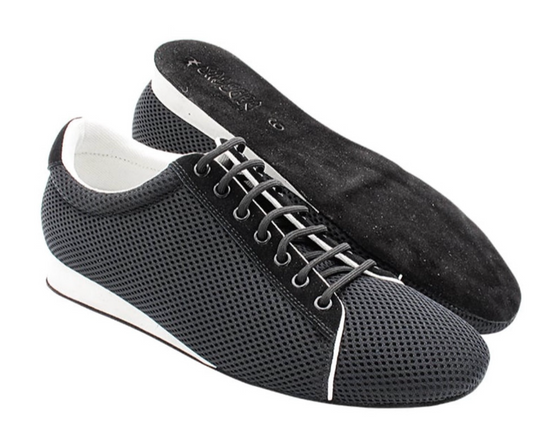 Men's Dance Sneakers - Black & White