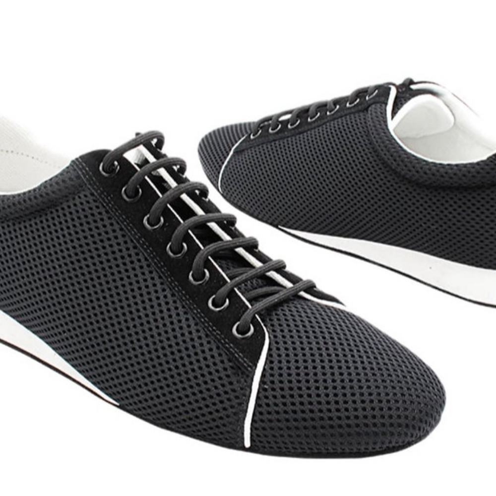 
                  
                    Men's Dance Sneakers - Black & White
                  
                