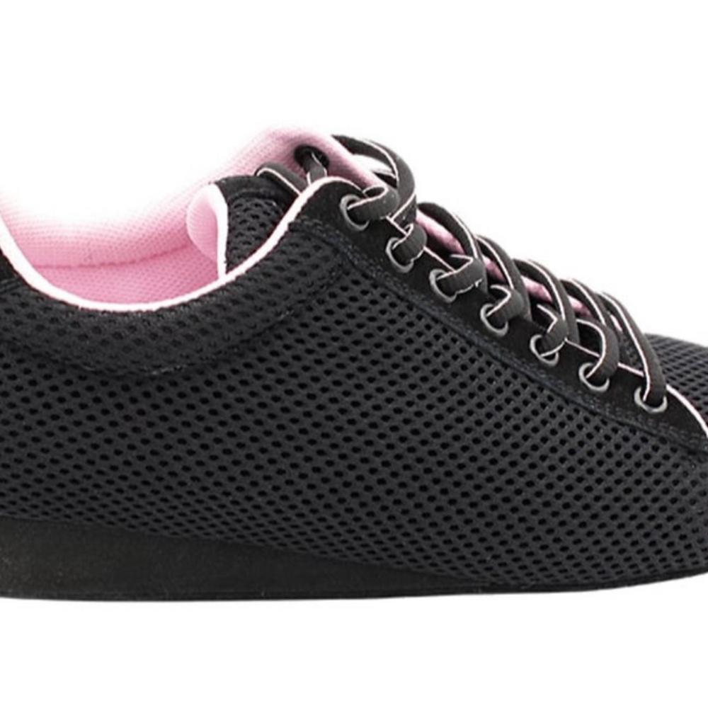 Ladies Dance Sneakers- Pink and Black